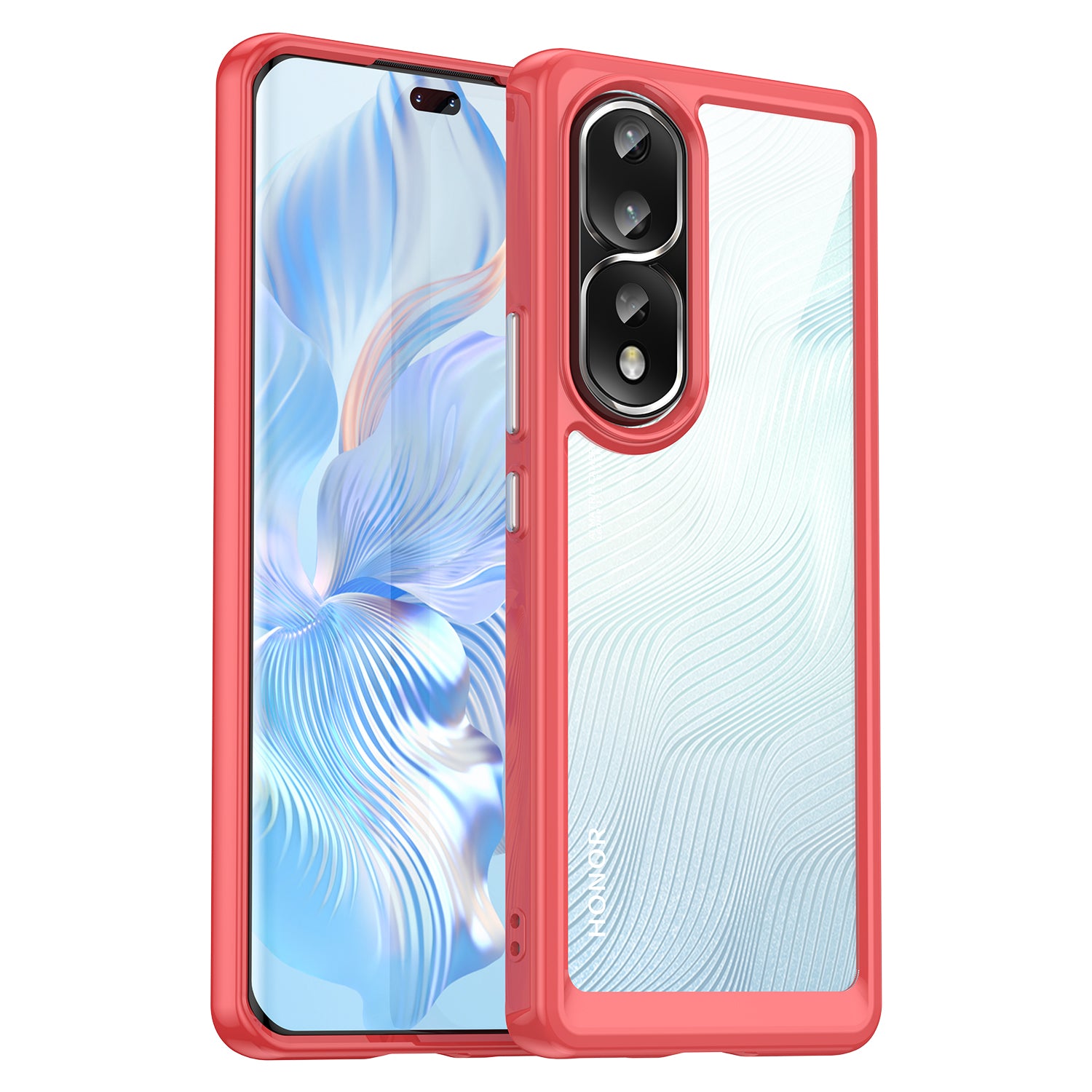 For Honor 80 Pro 5G Phone Case TPU Bumper Acrylic Back Shell Anti-fall Protective Cover For Honor 80 Pro 5G Phone Case TPU Bumper Acrylic Back Shell Anti-fall Protective Cover